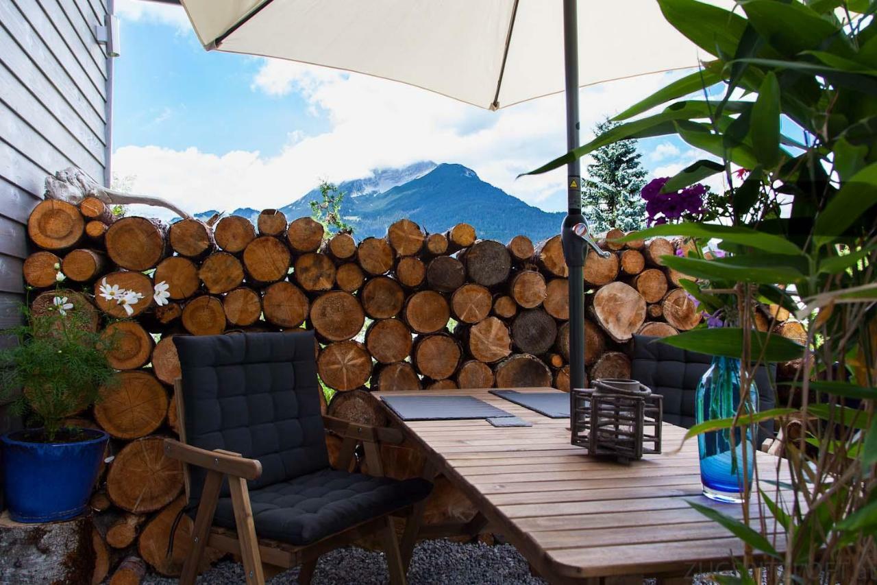 Zugspitzloft Ehrwald Buitenkant foto